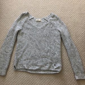 Grey Hollister Knit Sweater